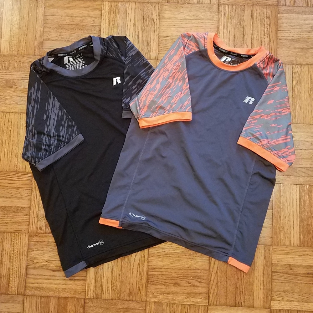 Bundle of 2 Russell athletic style t-shirts